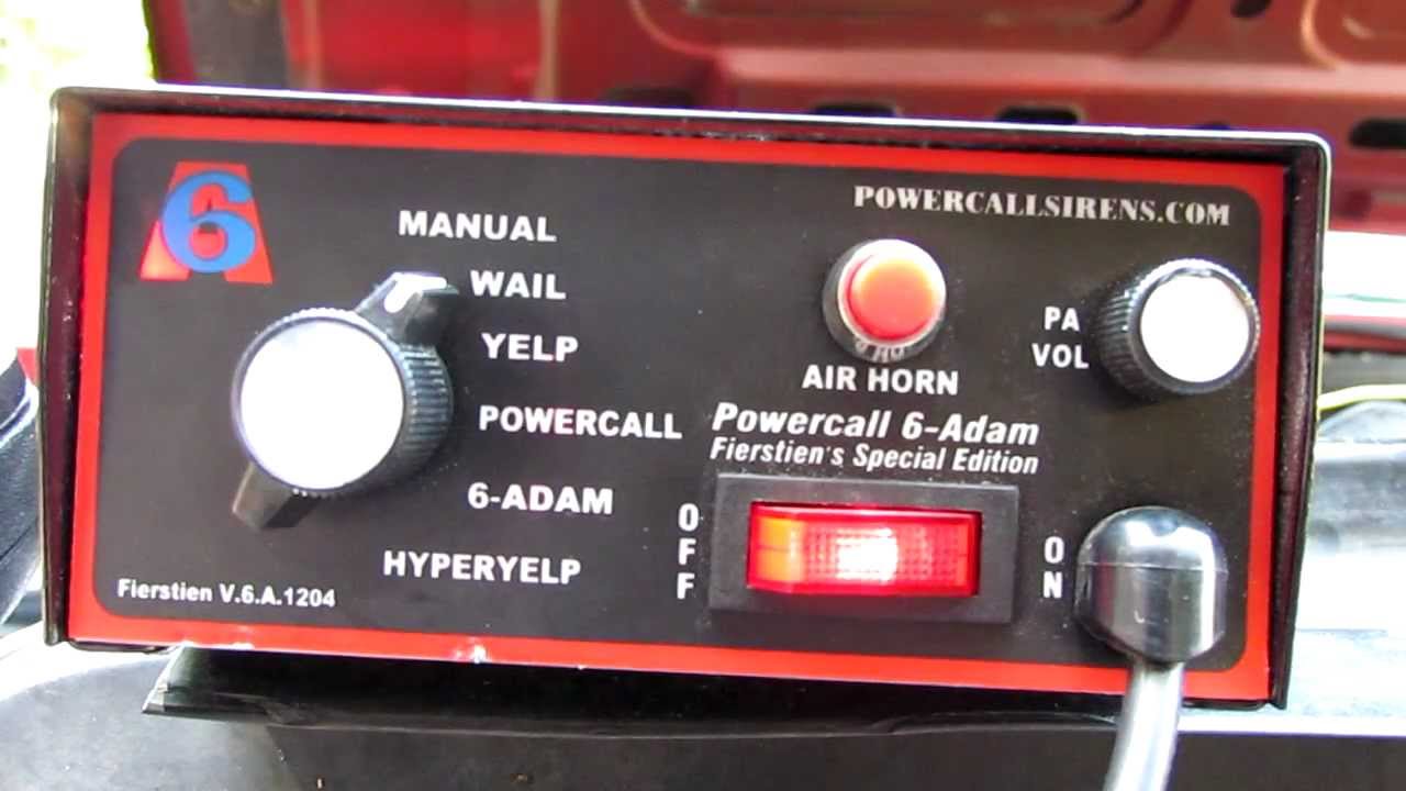 Powercall 6-Adam Siren Demo