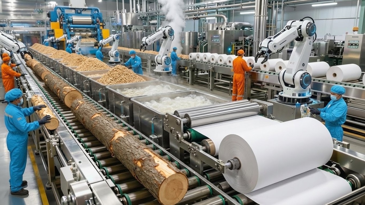 The Mind-Blowing Process of Making Paper From Trees