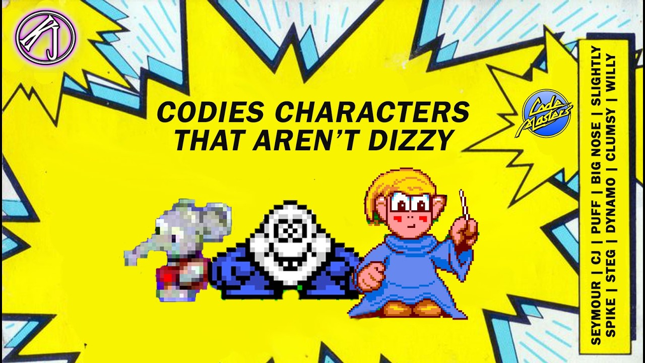 The Codemasters Cartoon Game Characters Who AREN'T Dizzy | Kim Justice