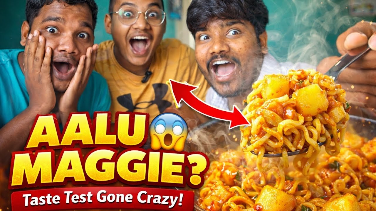 😱 AALU MAGGIE Bana Di! Doston Ka Reaction Dekh Ke Shock Ho Jaoge 🤯 | Ritesh Vlogs #funny #challenge