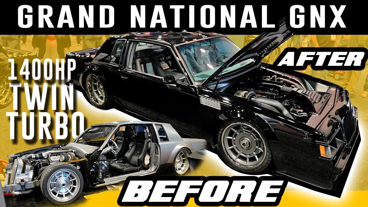 BEFORE & AFTER - 1400hp Grand National GNX Rolls out!  Dutch Boys Hot Rods | SEMA 2022 -24