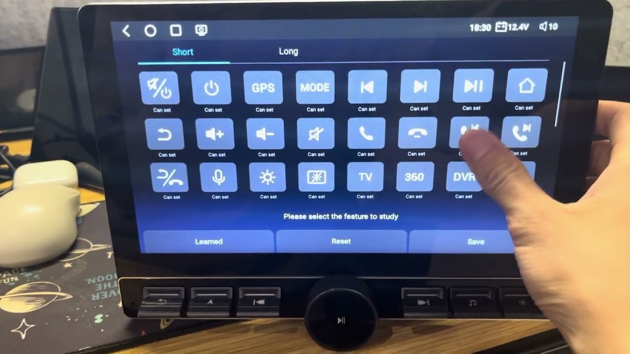 How to relearn physical button functions | Eonon VWX6S/UX6K-PRO-MAX Car Stereo