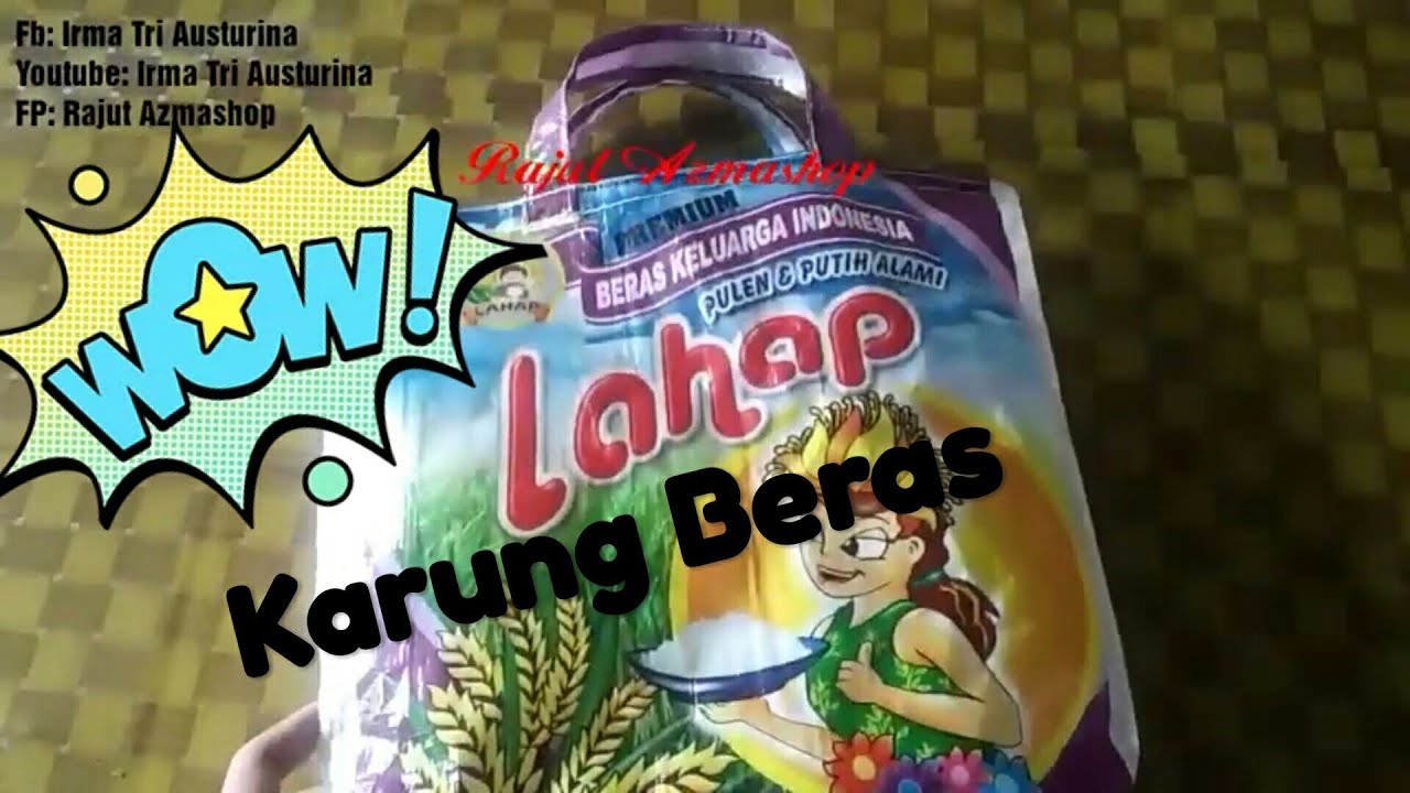 3R || Market Bag dari Karung Beras