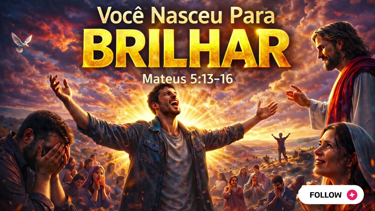 Se essa mensagem é para você, comente: “Eu vou brilhar. NOVO TESTAMENTO. MATEUS 5:16-25
