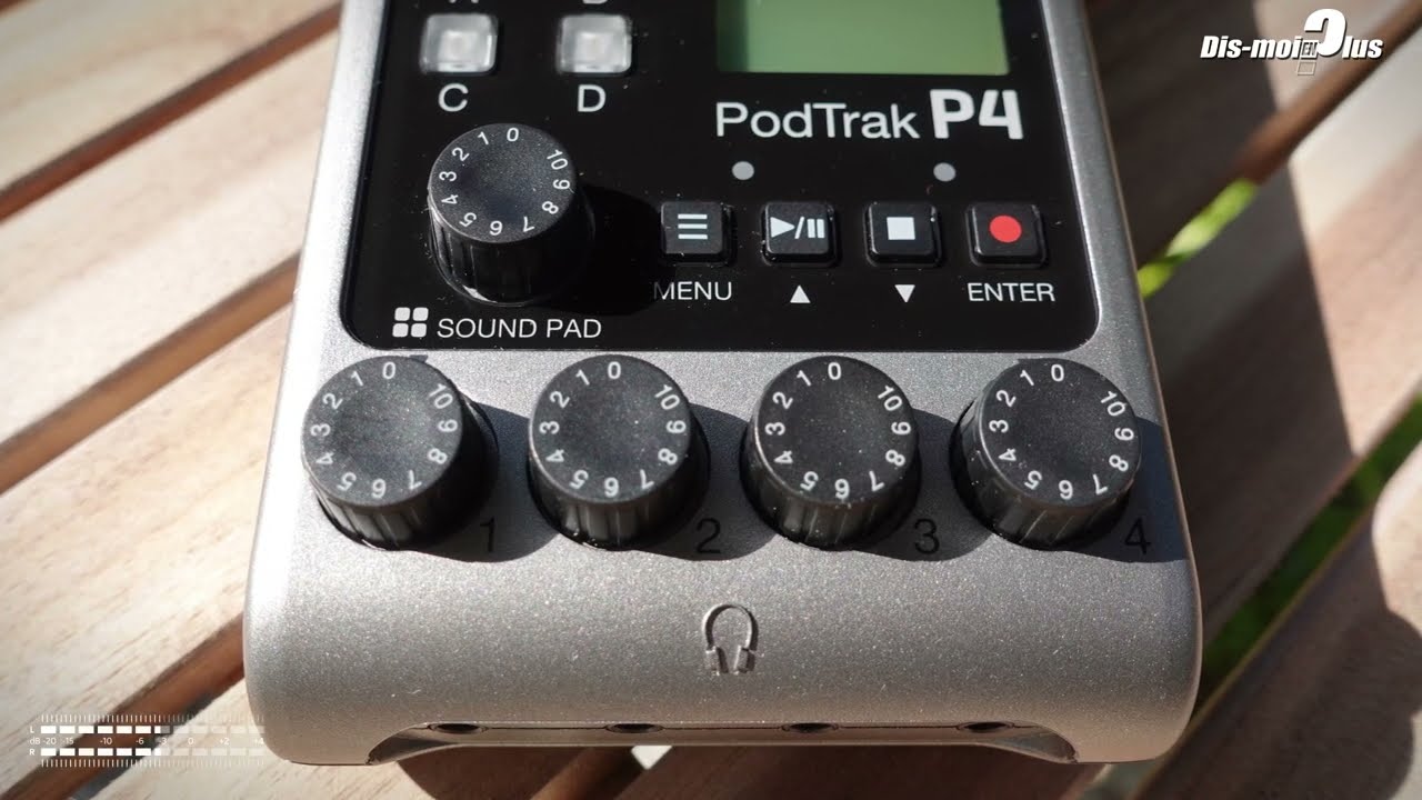 Présentation du Podtrak P4 de chez Zoom