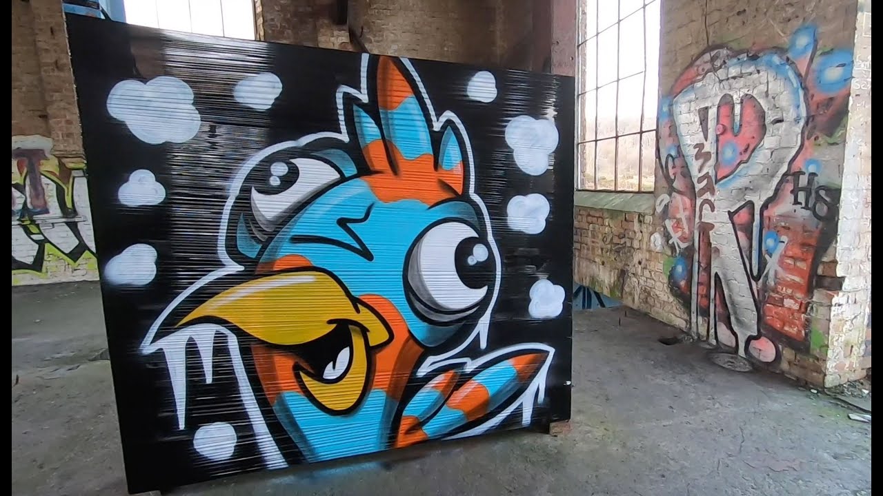 CHEAP GRAFFITI CANVAS TUTORIAL - CELLOGRAFF