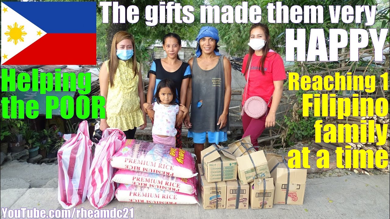 We Give Help to Filipino Families One at a Time. Travel to the Philippines and See Poverty. The POOR