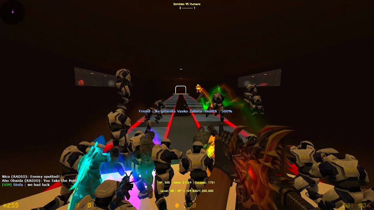 CS 1.6 - ZOMBIE ESCAPE - ze_squid_game_chapter_03 - Mgharba Gaming