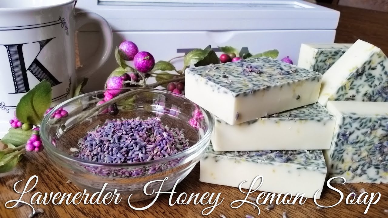 How to Make Lavender Honey Lemon Melt and Pour Soap