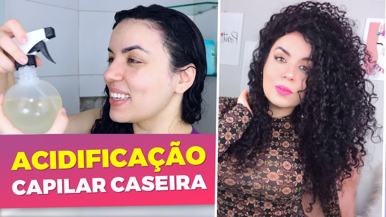 MINHA ACIDIFICAÇÃO CAPILAR CASEIRA COM VINAGRE DE MAÇÃ 🔥👩🏽‍🦱🙋‍♀️