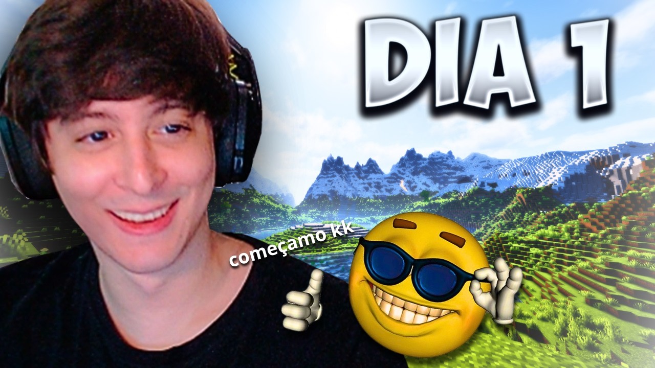 Criei um Mundo Eterno no Minecraft pra ver a brisa