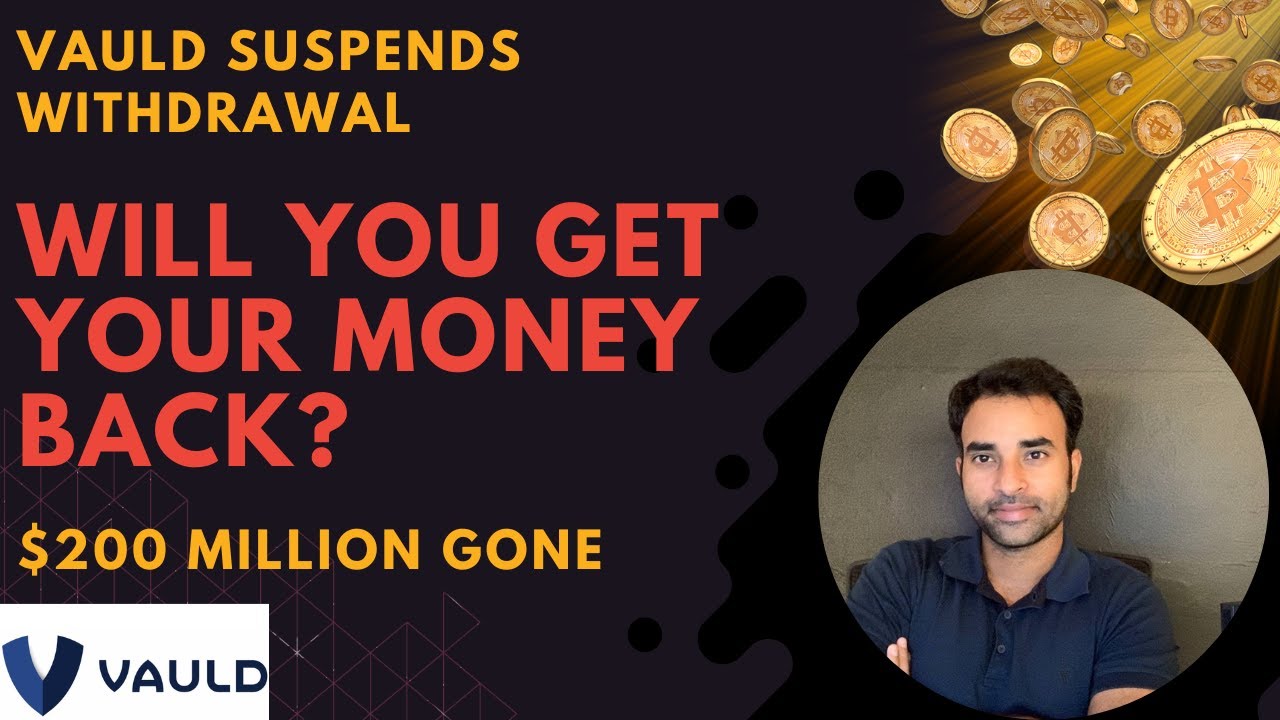 Vauld suspends withdrawal | Will you get your money back? | Crypto Scam