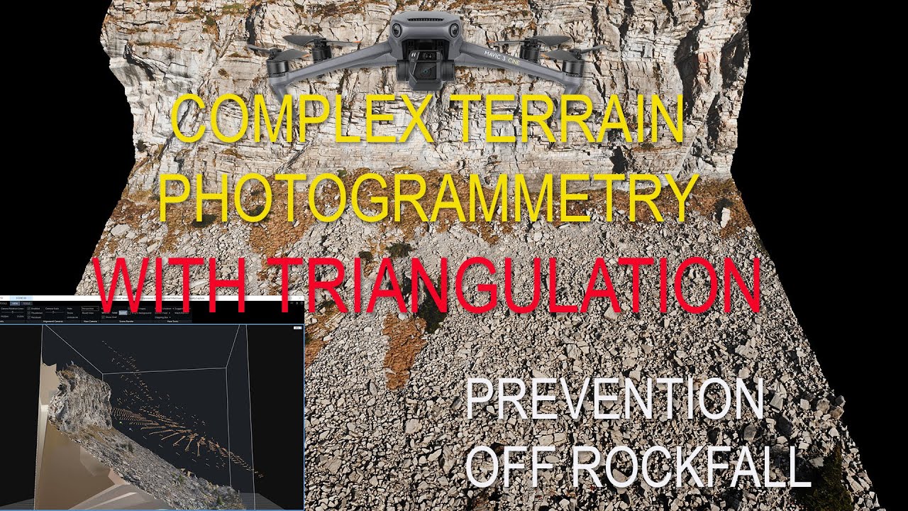 DJI follow terrain photogrammetry triangulation with the map-creator, AGL mission