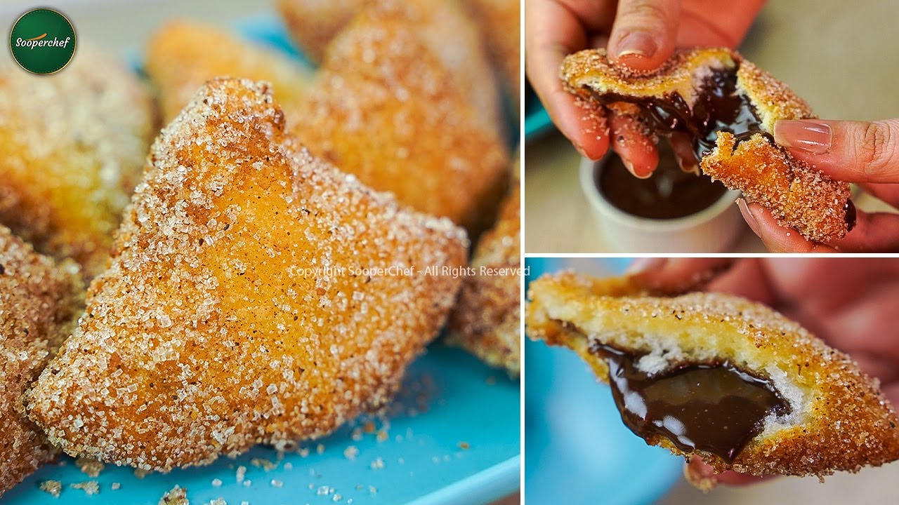 Chocolate Bread Samosa: Meetha Samosa Twist by SooperChef