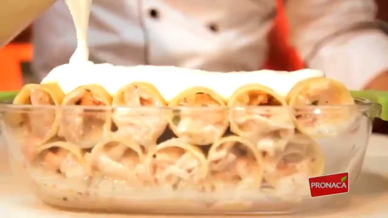 Canelones con Pollo