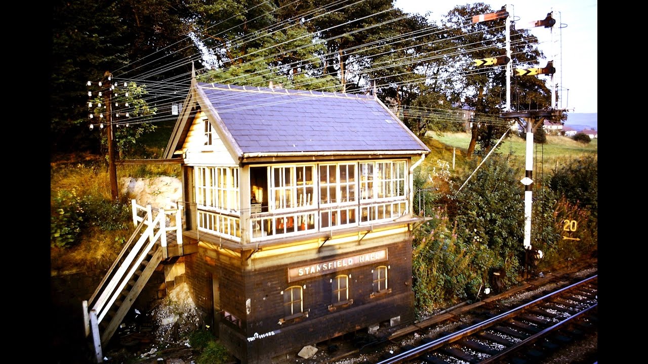 Stansfield Hall Signal Box, Todmorden, 1972