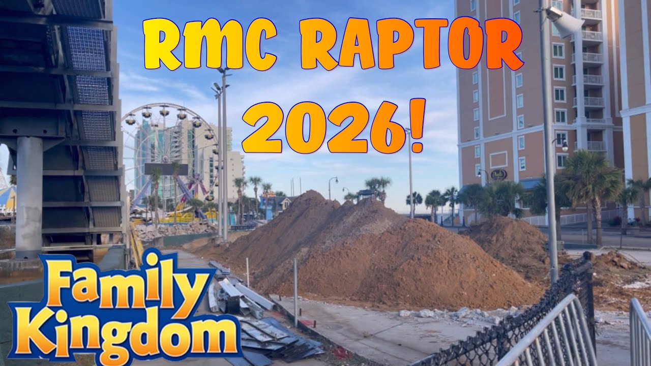 НОВЫЕ АМЕРИКАНСКИЕ ГОРКИ в Family Kingdom! Начинается расчистка территории для RMC Raptor!