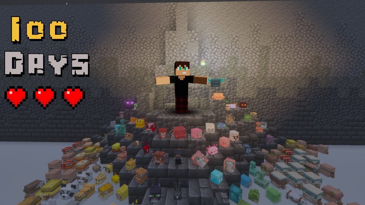 Collecting Every Mob Head In 100 Days!