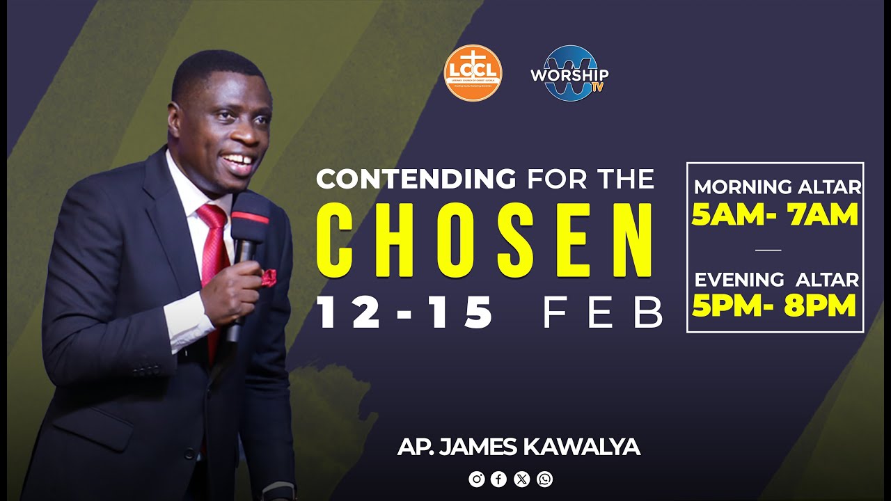 CONTENDING FOR THE CHOSEN || DAY 3 || MORNING ALTAR 14th/02/2024 |  AP. JAMES   KAWALYA