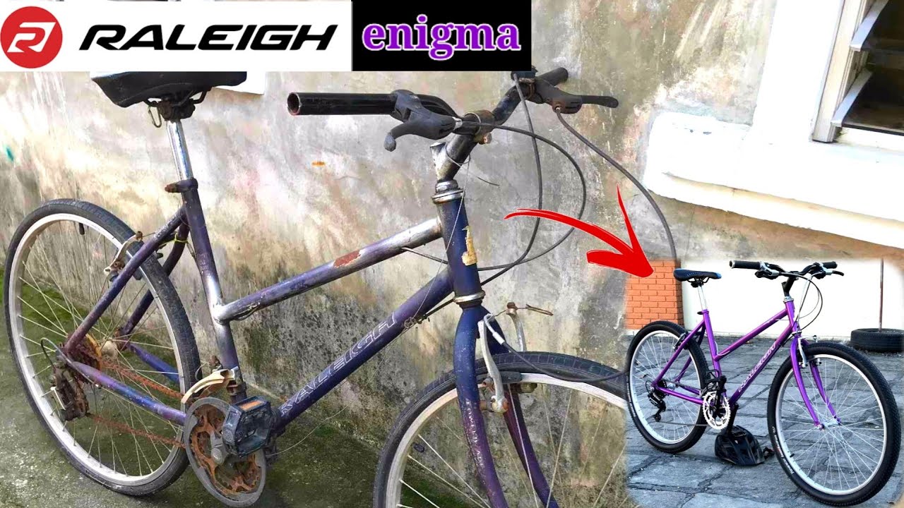 Abandoned Vintage Mountain Bike RESTORATION | RALEIGH enigma