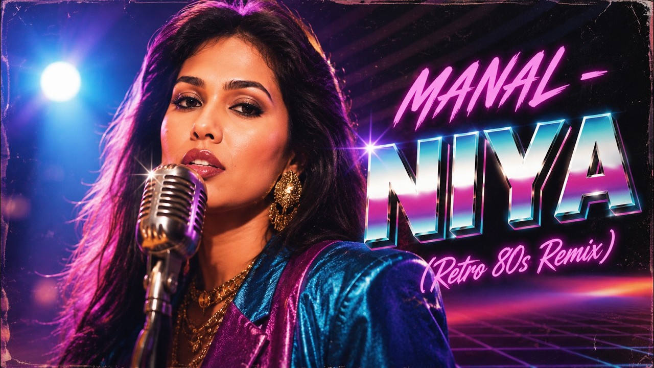 MANAL - NIYA (Retro 80s Remix) - Moroccan City Pop & Funk Fusion 2026 منال - نية (نسخة ديسكو)