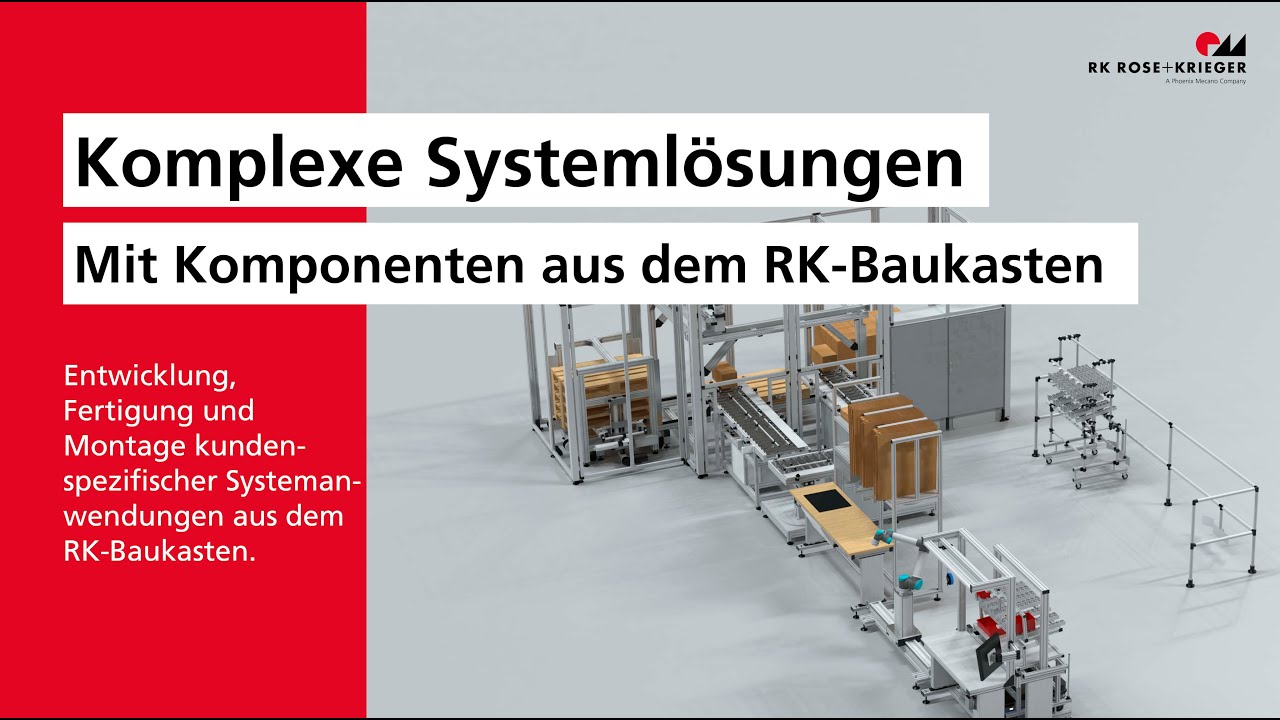 Von der Komponente bis zur komplexen Systemlösung, alles aus einer Hand | RK Rose+Krieger