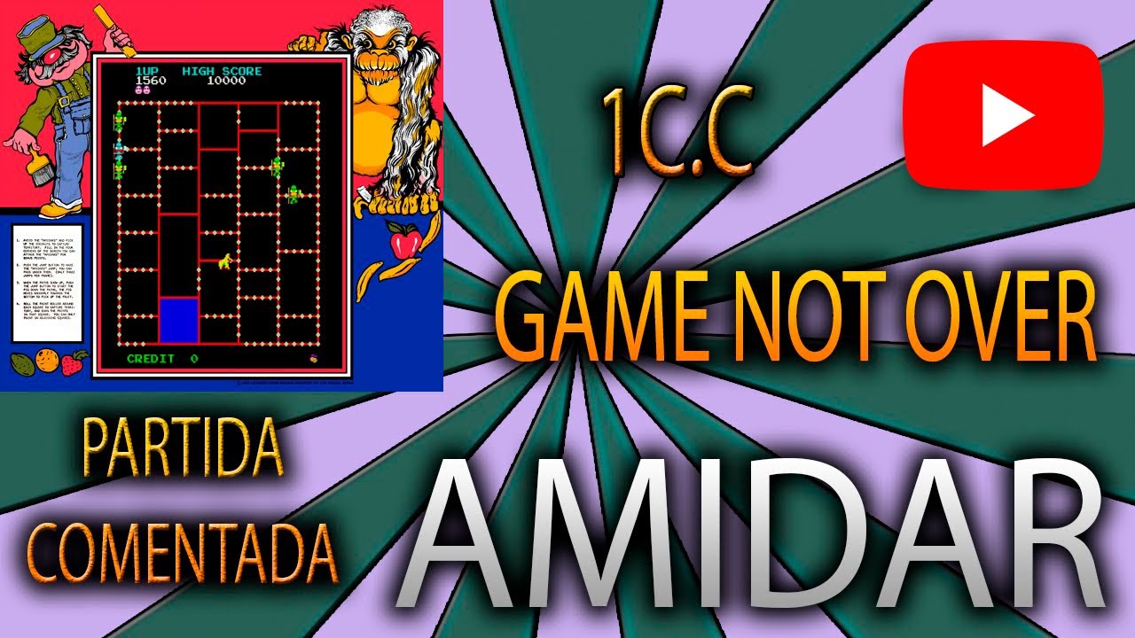 AMIDAR Arcade 1CC - (4 Loops - 1 Ciclo) Konami 1981 (アミド化) - 🎮JORDANI - 