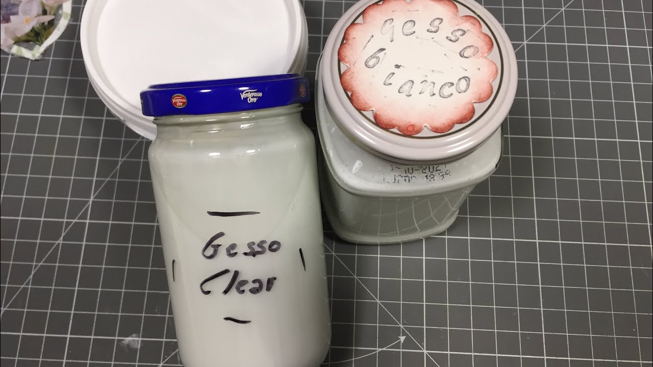 TUTORIAL | GESSO CLEAR E GESSO BIANCO FAI DA TE