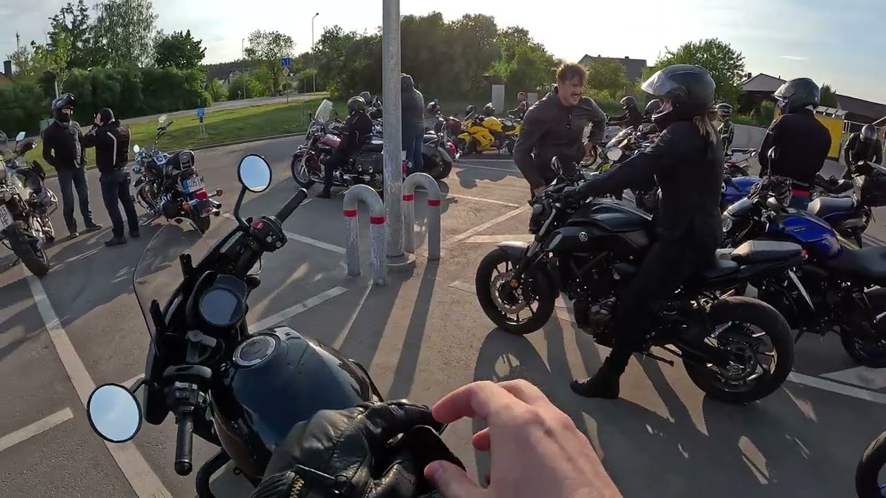 Honda Rebel 1100 keep up in group ride | POV Riding