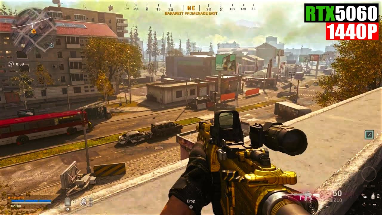 Warzone RTX 5060 Performance Test | Gigabyte A16 (i7 13th Gen, 32GB RAM) | 1440P DLSS 3 + Frame Gen