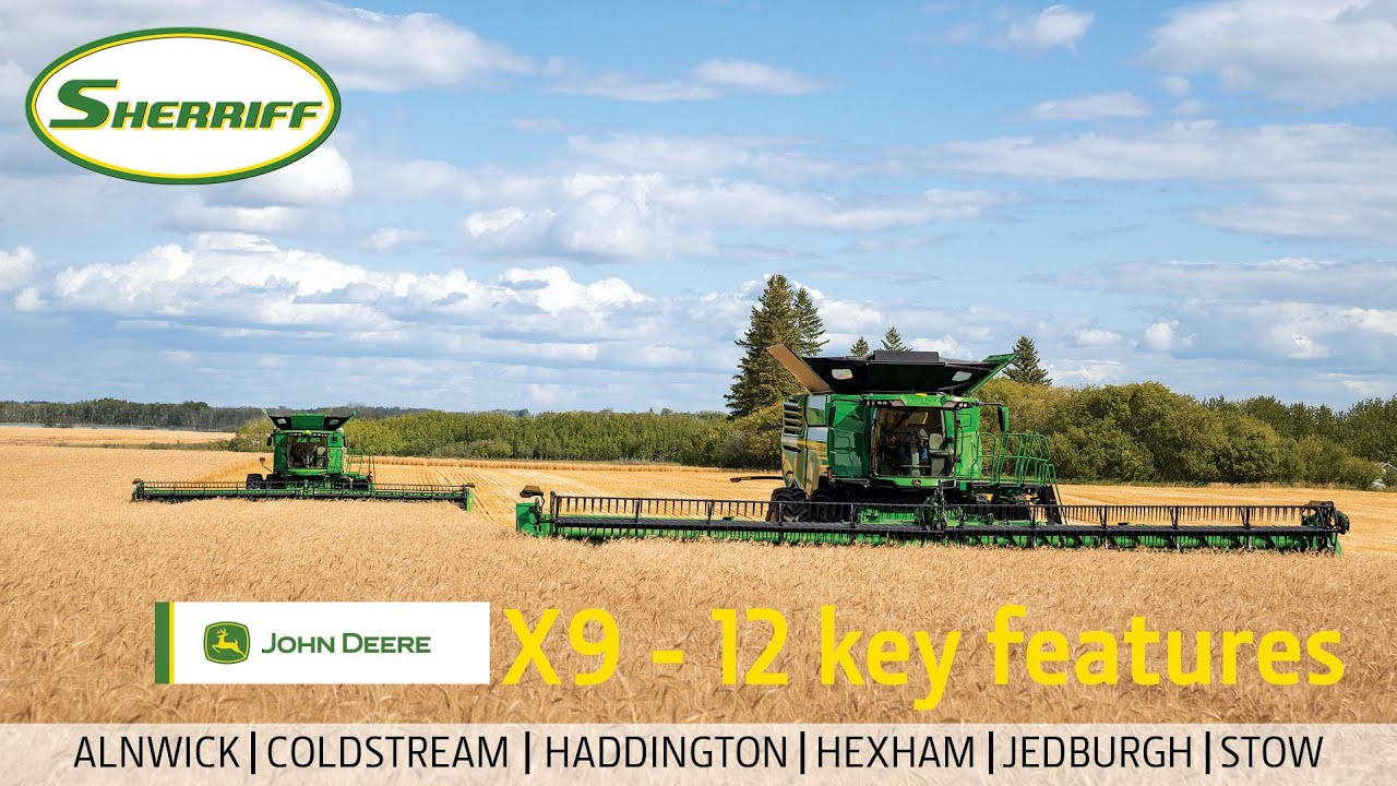 12 key features of the NEW John Deere X9 combine harvester