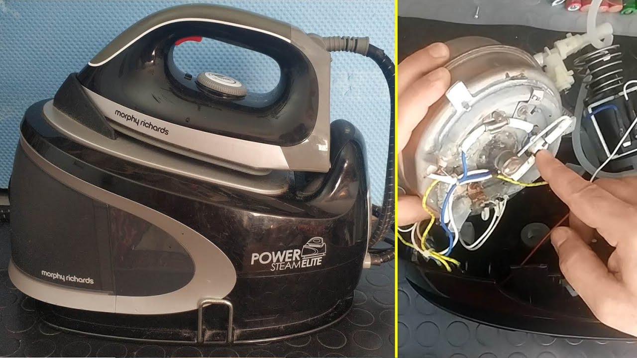 Buhar Kazanlı Ütü Sökümü ve Arıza Tespiti - Sigorta Attırıyor - (Morphy Richards 42221)