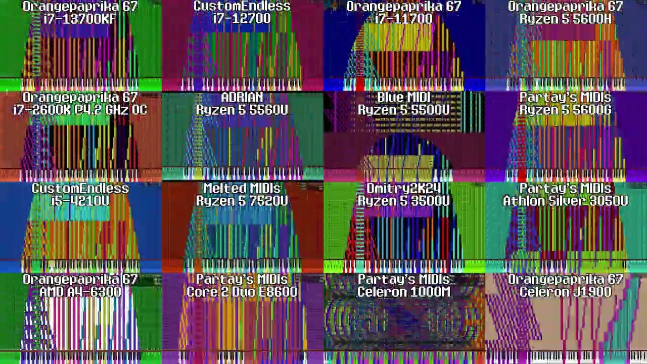 Senbonzakura 13.5 million 16 way Comparison
