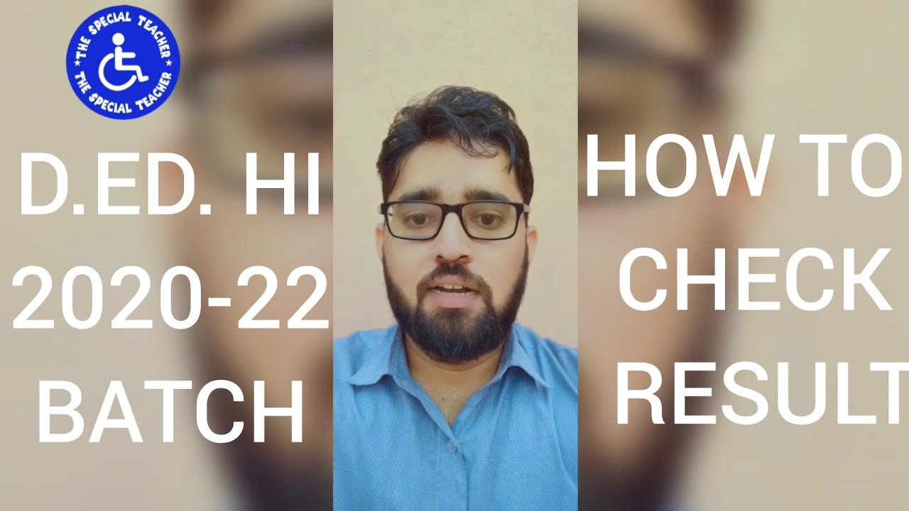 D.Ed. HI First Year का Result कैसे देखें | D.Ed. HI Result Declared |  #AYJNISHD Latest  Update 2022