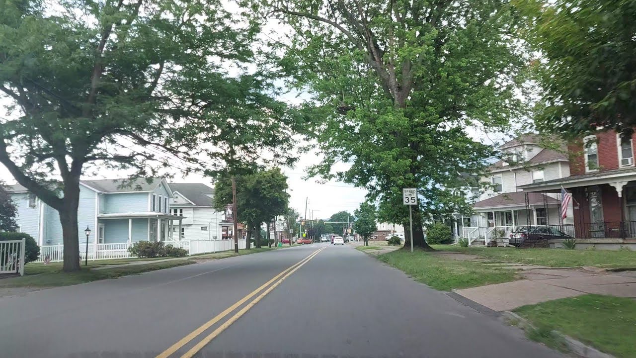 Driving from Lake Winola to Wyoming, Pennsylvania