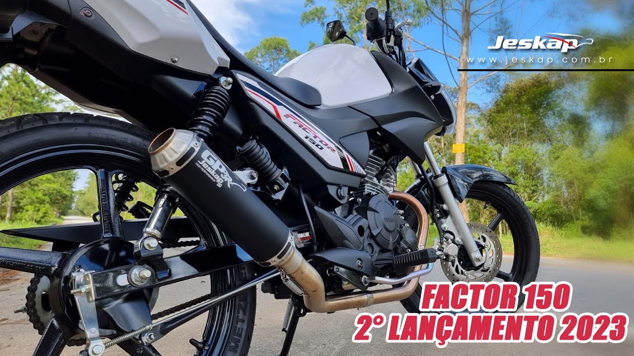 FACTOR 150 COM O ESCAPAMENTO MAIS TOP DO 🇧🇷 MAIS UM LANÇAMENTO JESKAP
