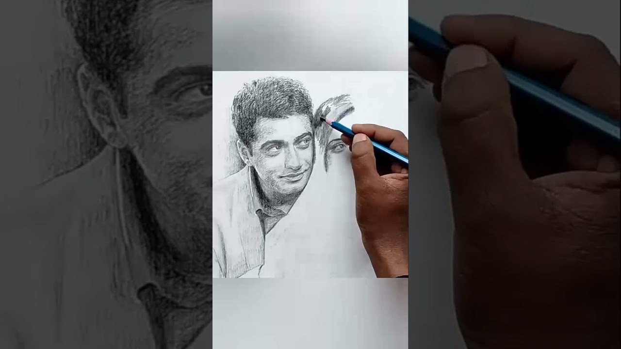 preetika rao and harshad arora drawing | tapas sketch art | #shorts #drawing #art