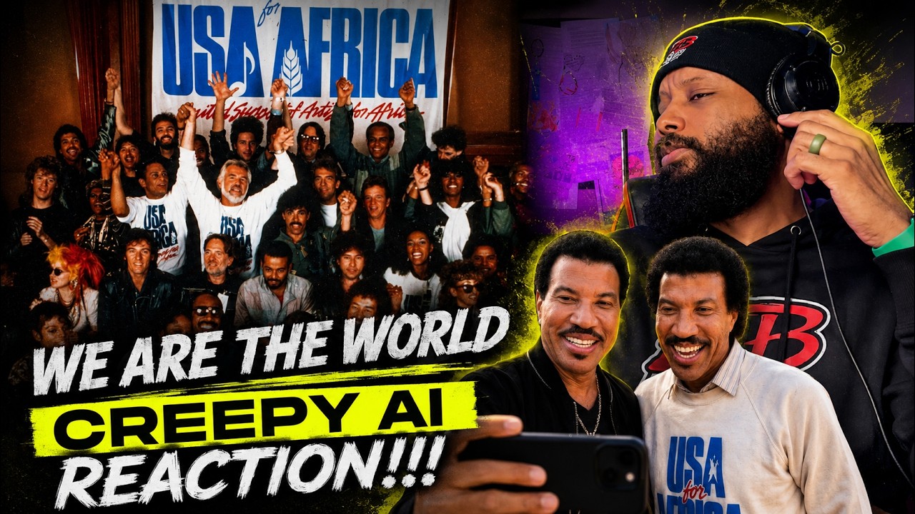 We Are the World (1985) Then vs Now Creepy AI Reaction!