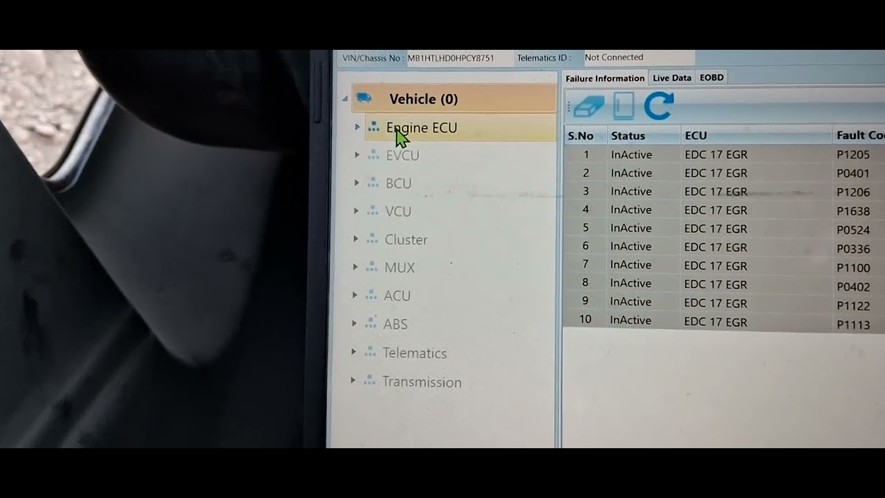 VC 2.0 PRV Reset P1111 P1110 and code  delete process