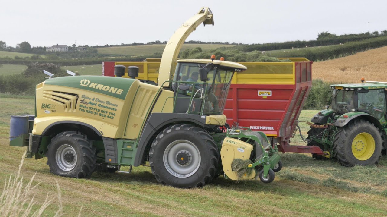Brian Horner Agri Krone BigX 1180 harvester #tractor #harvester #grass