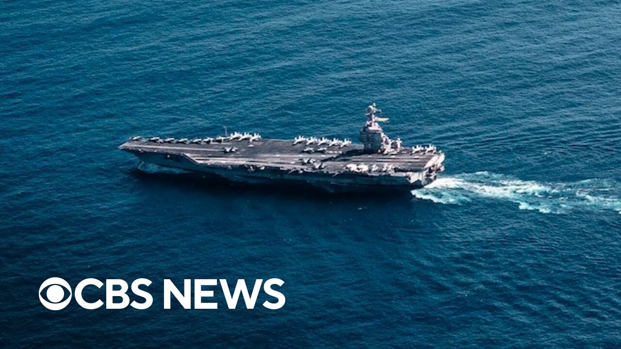 USS Gerald R. Ford aircraft carrier arrives in Caribbean as U.S. ramps up military presence