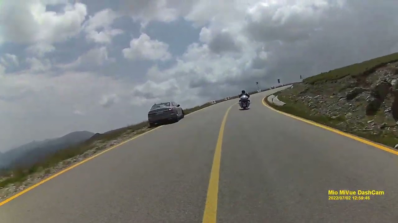 beautiful spectacular motorcycle road Transalpina, Transylvania - Wallachia