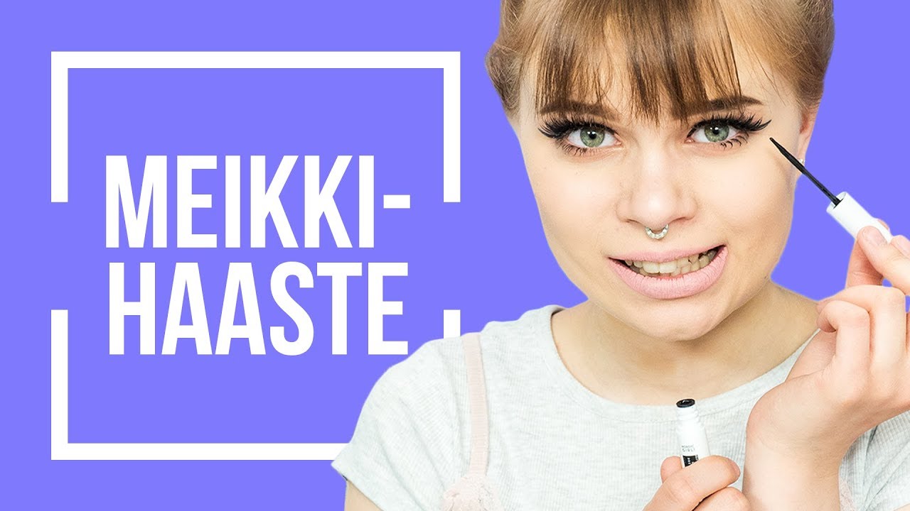 VÄÄRÄN KÄDEN MEIKKIHAASTE | Emma ja Milla testaa