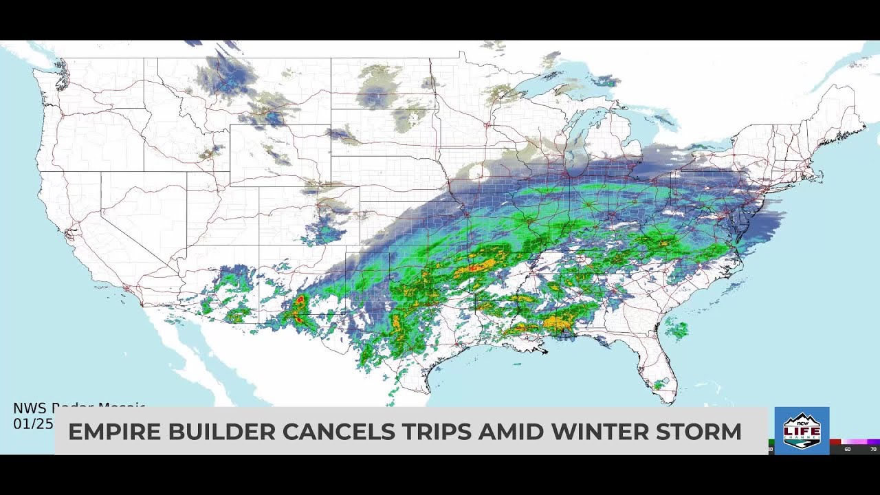 Empire Builder cancels trips amid winter storm