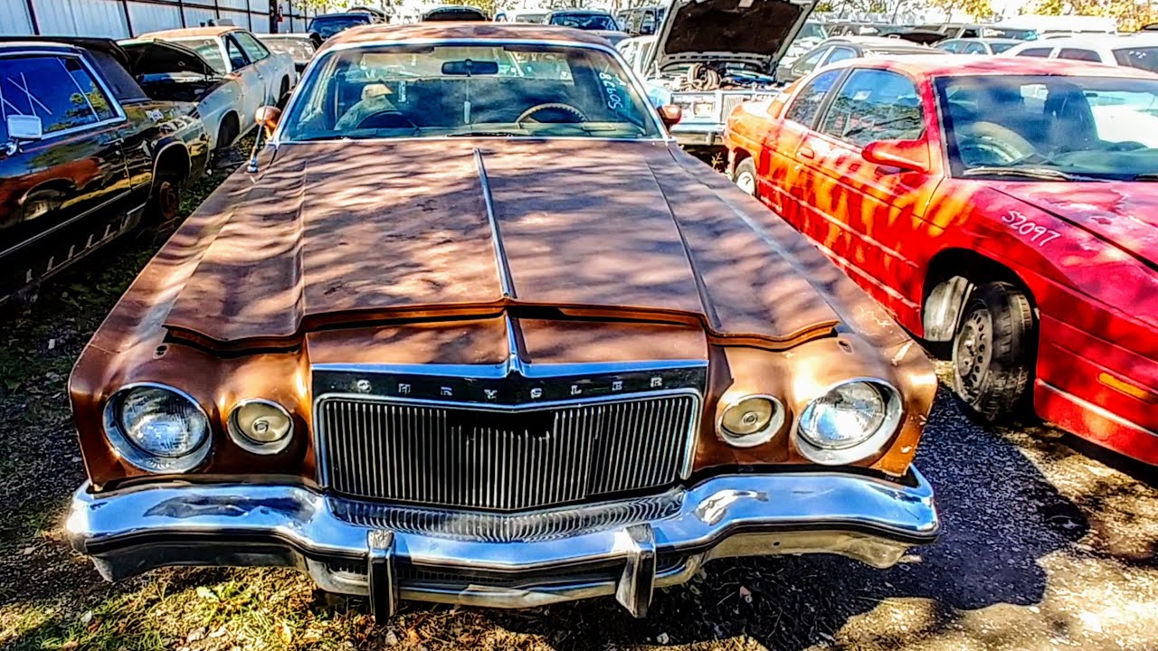 Big Block Bicentennial Mopar 1976 Chrysler Cordoba Junkyard Find