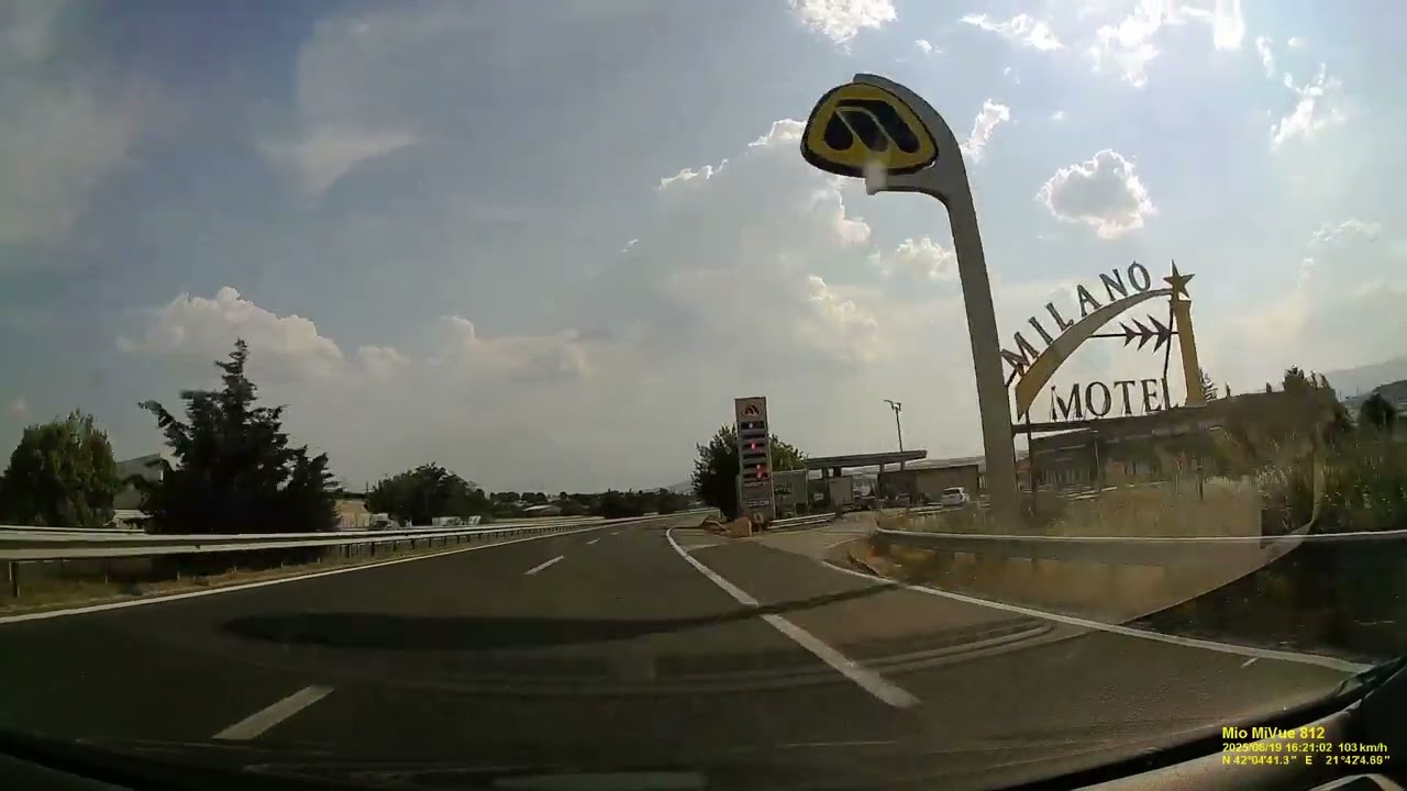 Beograd - Tasos deonica Tabanovce - Dojran novim alternativnim autoputem preko Štipa i Strumice