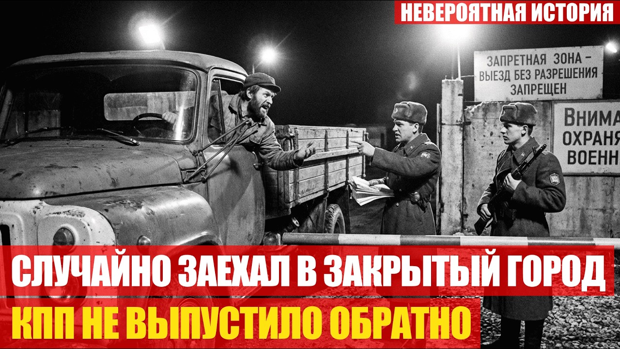 ВОДИТЕЛЬ ГРУЗОВИКА заблудился в тумане в 1991 — въехал В ГОРОД которого НЕТ НА КАРТАХ