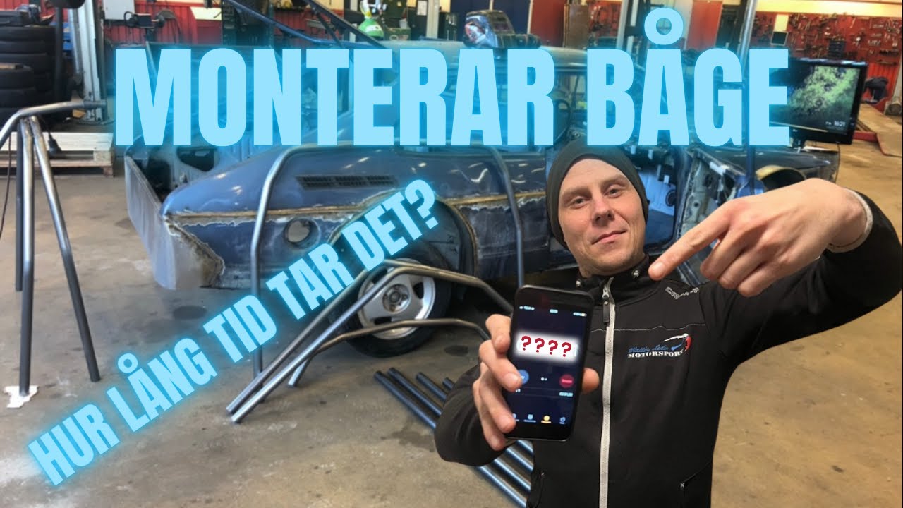 MONTERAR FOLKRACEBÅGE PÅ TID!!