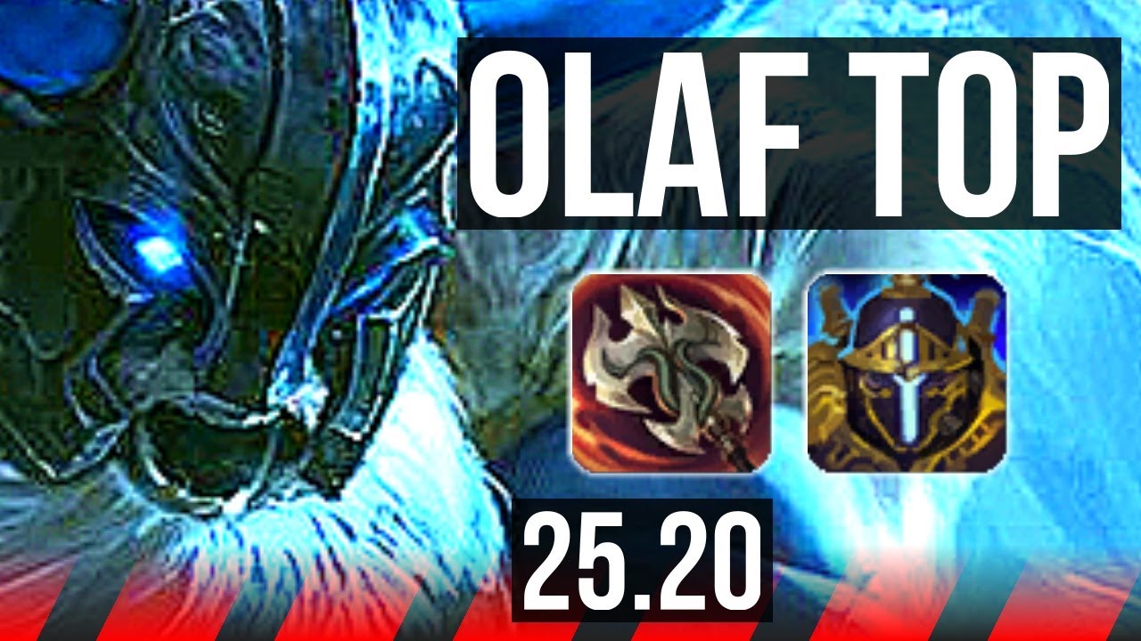 OLAF vs VAYNE (TOP) | 15/1/6, Legendary, Rank 15 Olaf | EUNE Grandmaster | 25.20