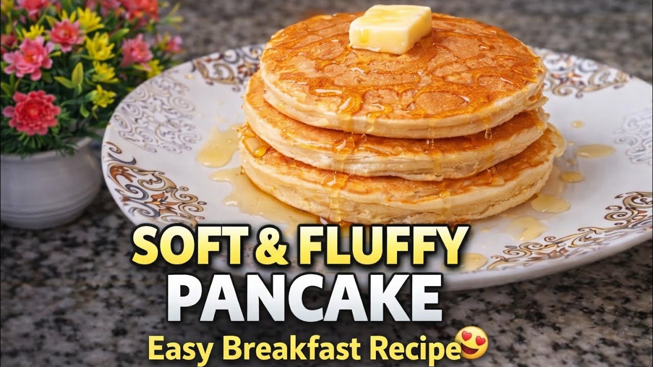 Soft & Fluffy Pancake Recipe 🥞 | Easy Breakfast at Home